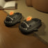 Sharkicks Basic - Hiver, Chaussons Requins Kaiju de Feu, Talon Ouvert